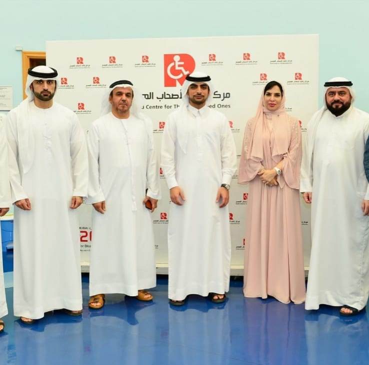 Sheikh Mana bin Mohammed bin Rashid bin Mana Al Maktoum visited the Rashid Center