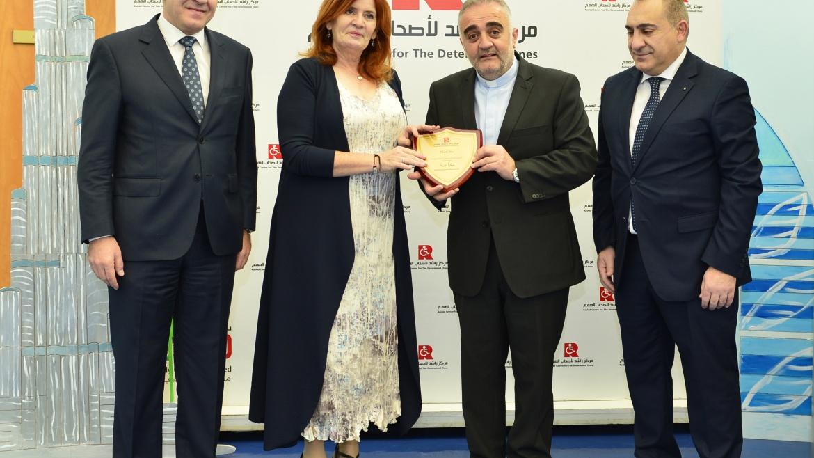 The President of Notre Dame University of Louaize visited Rashid Center
